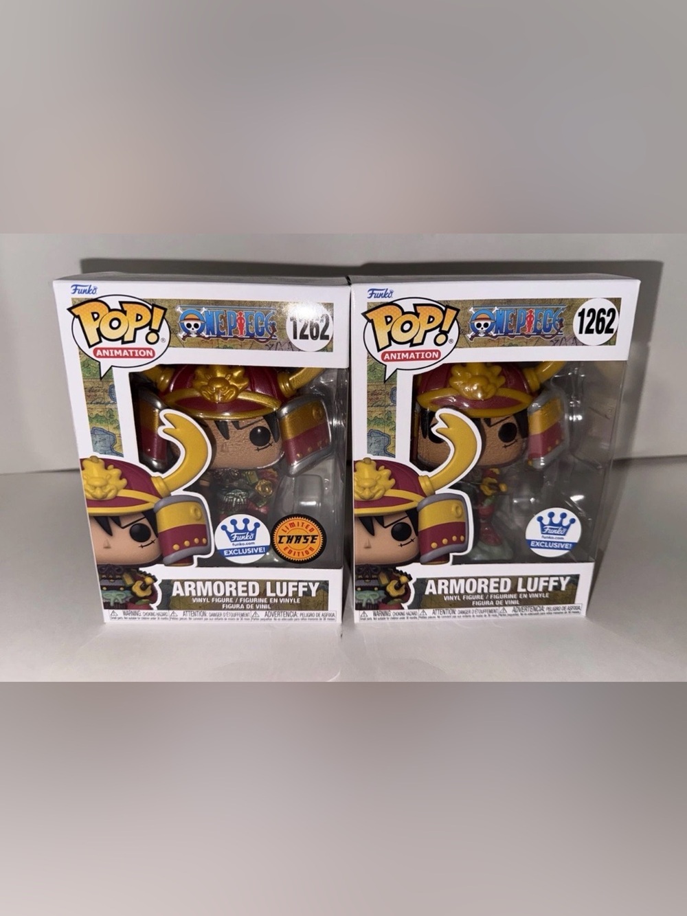 Funko POP One Piece Armored Luffy - CHASE + Common Bundle #1262 - FAST SHIPPING